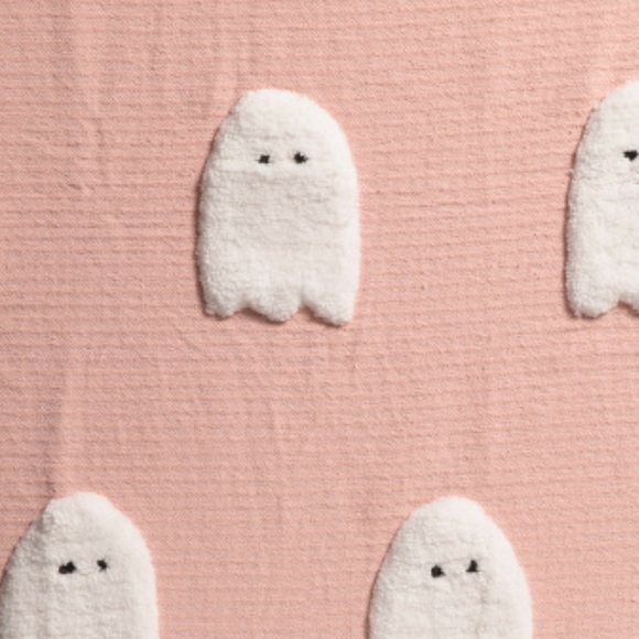 NEW RACHEL ZOE Ghost Throw Blanket Pink Coral NWT - Picture 3 of 3